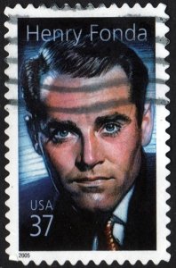 SC#3911 37¢ Legends of Hollywood: Henry Fonda (2005) Used