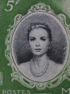 ​MONACO -1956 SC#367,369  PRINCESS GRACE & PRINCE RAINIER III MINT VERY FINE