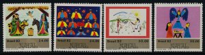 Brazil 1826-9 MNH Christmas, Nativity, Angels