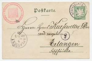 Postal stationery Bayern 1899 Principality of Thurn und Taxis