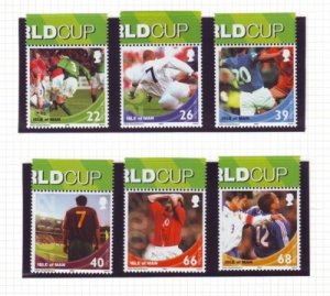 Isle of Man Sc 954-9 2002 World Cup stamp set mint NH