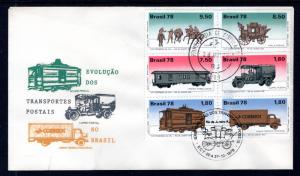 Brazil 1587a Transportation U/A FDC