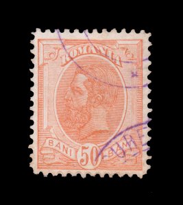 ROMANIA STAMP 1893 SCOTT # 129. USED. ITEM 2