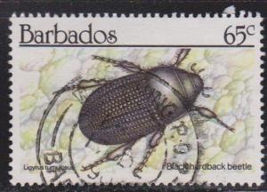 BARBADOS Scott # 785 Used - Black Hardback Beetle