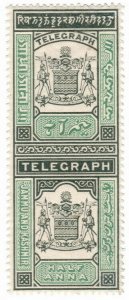 (I.B) India Telegraphs : Jammu & Kashmir ½a (1899)