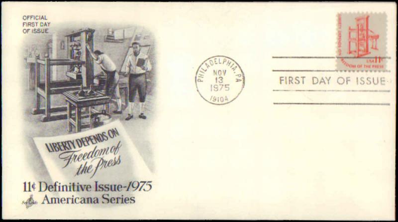 United States, Pennsylvania, First Day Cover