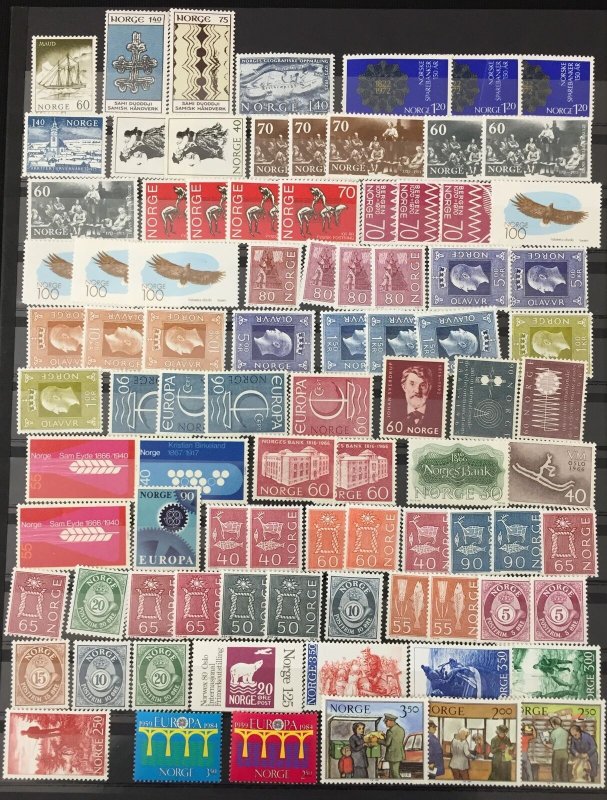 NORWAY Mid/Modern MNH Collection (Aprx 550 Items) ( TK151 