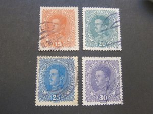 Austria 1917 Sc 168,169a-171 set FU