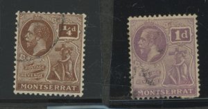 Montserrat #54/56 Used Single