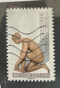 France 2019 Scott 5630 used -  Nude Art, Sculpture by Jacquio Ponce