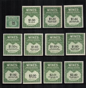 US 12 mint wine revenues cat $80.00