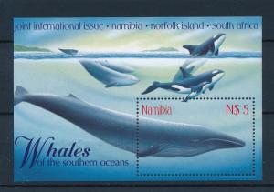 [40613] Namibia 1998 Marine Life Whales Joint iss South Africa Norfolk MNH S/S