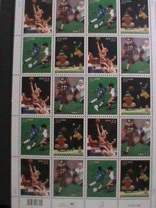 ​UNITED STATES- 2000 SC#3399-3402 YOUTH SPORTS TEAM- MNH SHEET-VERY FINE