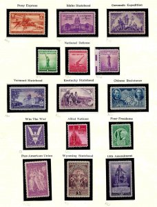 894/902 Mint,OG,NH... SCV $8.50