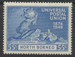 North Borneo  SG 355 SC# 243 MNH  UPU 1949