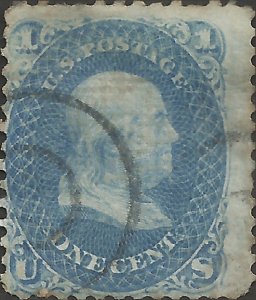 # 86 Blue Used Ben Franklin E Grill