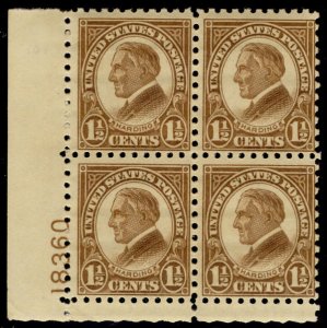 #582 F/VF OG NH, terrific color, nice plate!