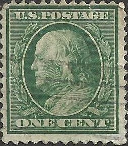 # 331 Used Green Ben Franklin