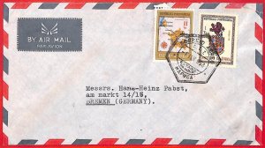 aa3956  - Portuguese India - POSTAL HISTORY -  AIRMAIL  Cover to  GERMANY 1958