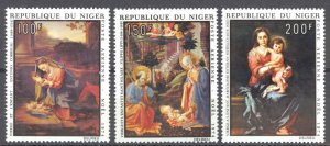 Niger Sc# C245-C247 MNH 1974 Christmas