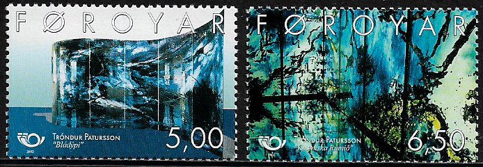 Faroe Is #416-7 MNH Set - Art