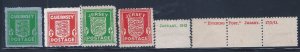 GURNSEY & JERSEY OCCUPATION STAMPS N1 & N2 MNH SCV $23.25