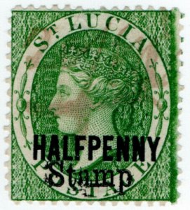 (I.B) St Lucia Revenue : Stamp Duty ½d