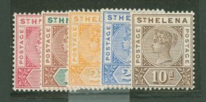 St. Helena #41-44/46 Unused