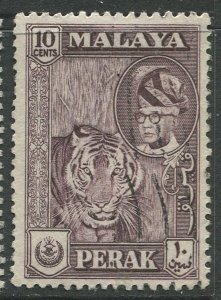 STAMP STATION PERTH Perak #132 Sultan Yussuf Izuddin Shah Used 1957-61