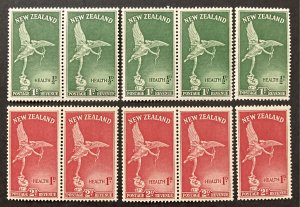New Zealand 1947 #b30-1, Wholesale lot of 5, MNH,CV $2.50
