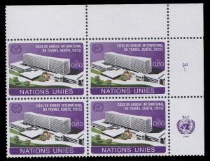 United Nations - Geneva 37 Inscription Block MNH