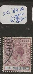 BAHAMAS SG88A      KGV    5/-   VFU   P0627B H