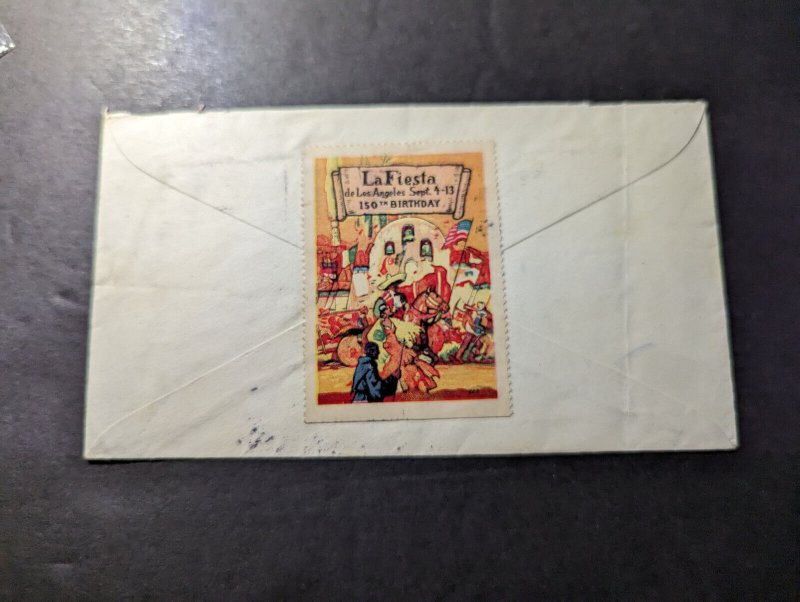 1931 USA Airmail Cover Los Angeles CA to Kitzingen am Main Germany