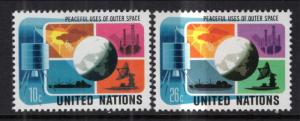 UN New York 256-257 MNH VF