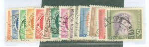 Rhodesia & Nyasaland #141-54 Used Single