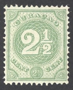 Netherlands Antilles Sc# 15 MH 1889 2 1/2c Numerals