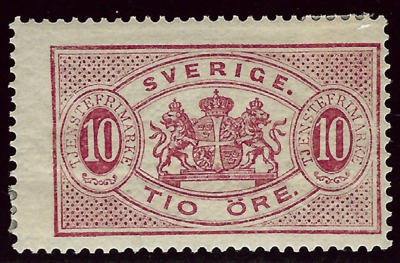 Sweden SC O17b Mint Fine hr SCV$45.00...Worth a close look!