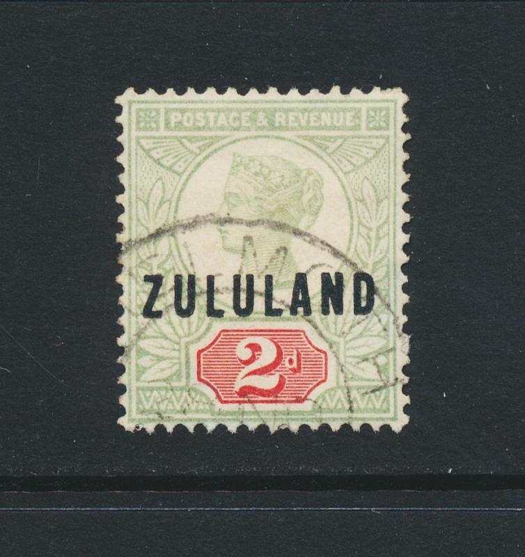 ZULULAND 1888, 2d VF USED SG#3 (SEE BELOW)