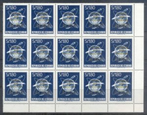 Ecuador 1964 Airmail, Faro de Colon Opt Blk 15 MUH