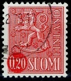 Finland; 1963: Sc. # 402: Used Type II Single Stamp