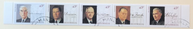 Australia 1380 used strip of 5 SCV  $6.00 Priced to Sell!