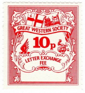 (I.B) Great Western Railway Society : Letter Exchange Fee 10p 