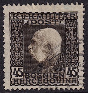 Bosnia & Herzegovina - 1912 - Scott #77 - used - Franz Josef