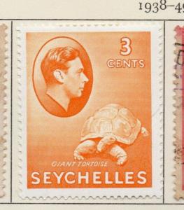 Seychelles 1938-49 Early Issue Fine Mint Hinged 3c. 205516