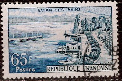 France; 1957: Sc. # 856: O/Used Single Stamp