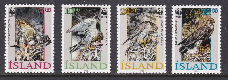 Iceland, Fauna, WWF, Birds MNH / 1992