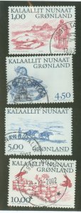Greenland #380-383 Used Single (Complete Set)