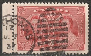 Canada 1937 Sc 237 used St. Thomas ON CDS