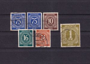 SA25f Germany, Trizone, Allied Occ. 1946 Numerals, used stamps