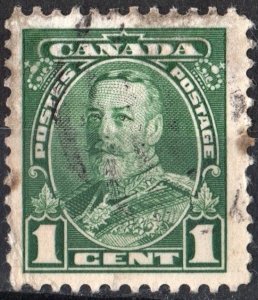 Canada SC#217 1¢ King George V Single (1935) Used